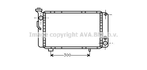 AVA QUALITY COOLING Радиатор, охлаждение двигателя RT2009